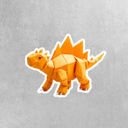 Origami Stegosaurus Sticker | Cute Dinosaur Decal | Perfect for Scrapbooking, Journals & More | Gift for Dino Lovers