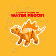 Origami Stegosaurus Sticker | Cute Dinosaur Decal | Perfect for Scrapbooking, Journals & More | Gift for Dino Lovers