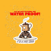 I'm A Pothead Sticker - Funny Coffee Sticke, Cute Humorous Decor, Ideal Gift for Friends & Family