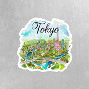 Tokyo Sticker - Japan Sticker - Tokyo Travel Sticker