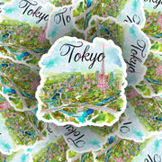 Tokyo Sticker - Japan Sticker - Tokyo Travel Sticker