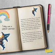 Shark Sticker - Shark Reef Sticker - Ocean Sticker