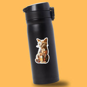 Cat Stickers - Wooden Cat Sticker - Rustic Cat Sticker