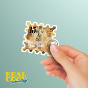 New York Sticker - Statue Of Liberty Sticker - New York Stamp Sticker