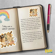 New York Sticker - Statue Of Liberty Sticker - New York Stamp Sticker