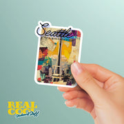 Seattle Sticker - Vintage Seattle Sticker - Space Needle Sticker
