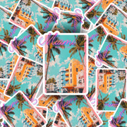 Miami Beach Sticker - Vintage Miami Beach Sticker - South Beach Sticker