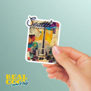 Seattle Sticker - Vintage Seattle Sticker - Space Needle Sticker