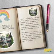 Alaska Noatak Wilderness Sticker - Alaska Sticker - Alaska Travel Decal - Noatak Wilderness Sticker