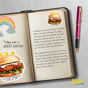 Chicken Sandwich Kind Of Day Sticker - Chicken Sandwich Sticker - Foodie Sticker