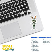 Cool Rabbit Sticker - Funny Sunglasses Rabbit Decal, Waterproof Vinyl, Cute Car Sticker & Party Favor for Rabbit Lovers