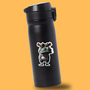 Cool Hippo Sticker - Funny Sunglasses Hippo Decal for Water Bottles, Laptops More, Cute Animal Decal