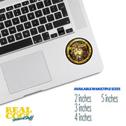 Jesus Christ Sticker - Stained Glass Jesus Decal for Christian Faith, Jesus Decal