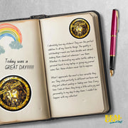 Jesus Christ Sticker - Stained Glass Jesus Decal for Christian Faith, Jesus Decal