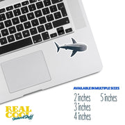 Whale Shark Sticker | Marine Life Vinyl Decal | Ocean Art for Water Lovers & Nature Enthusiasts | Cute Fish Decor
