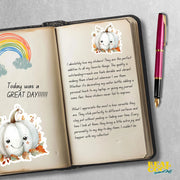 White Pumpkin Sticker | Watercolor White Pumpkin Decal for Fall Decor, Scrapbooking & Journals, Cute Autumn Decoration