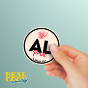 Alabama Pride Sticker - Alabama State Abbreviation Decal for Car, Laptop & Water Bottle | Perfect Alabama Gift Souvenir