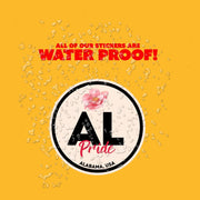 Alabama Pride Sticker - Alabama State Abbreviation Decal for Car, Laptop & Water Bottle | Perfect Alabama Gift Souvenir