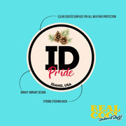 Idaho Pride Sticker - Idaho State Abbreviation Decal for Car, Laptop & Water Bottle | Perfect Idaho Gift Souvenir