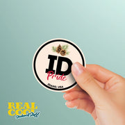 Idaho Pride Sticker - Idaho State Abbreviation Decal for Car, Laptop & Water Bottle | Perfect Idaho Gift Souvenir