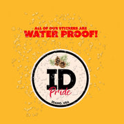 Idaho Pride Sticker - Idaho State Abbreviation Decal for Car, Laptop & Water Bottle | Perfect Idaho Gift Souvenir