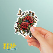 Roses Sticker | Floral Stickers for Craft Projects, Scrapbooking & Journals, Cute Rose Decals, Garden Party Decor