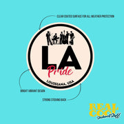 Louisiana Pride Sticker - Louisiana State Abbreviation Decal for Car, Laptop & Water Bottle | Perfect Louisiana Gift Souvenir