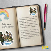 Venice Canals Walkway Sticker | Venice Beach California Decal, Ocean Inspired Art, Travel Souvenir, Beach Decor, Gift for Travelers