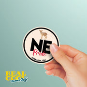 Nebraska Pride Sticker - Nebraska State Abbreviation Decal for Car, Laptop & Water Bottle | Perfect Nebraska Gift Souvenir