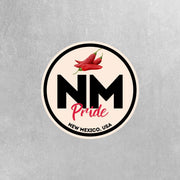 New Mexico Pride Sticker - New Mexico State Abbreviation Decal for Car, Laptop & Water Bottle | Perfect New Mexico Gift Souvenir