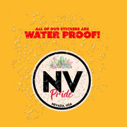 Nevada Pride Sticker - Nevada State Abbreviation Decal for Car, Laptop & Water Bottle | Perfect Nevada Gift Souvenir