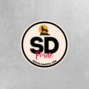 South Dakota Pride Sticker - South Dakota Abbreviation Decal for Car, Laptop & Water Bottle | Perfect South Dakota Gift Souvenir