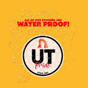 Utah Pride Sticker - Utah Abbreviation Decal for Car, Laptop & Water Bottle | Perfect Utah Gift Souvenir