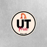 Utah Pride Sticker - Utah Abbreviation Decal for Car, Laptop & Water Bottle | Perfect Utah Gift Souvenir