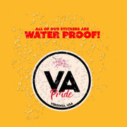 Virginia Pride Sticker - Virginia Abbreviation Decal for Car, Laptop & Water Bottle | Perfect Virginia Gift Souvenir