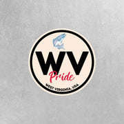 West Virginia Pride Sticker - West Virginia Abbreviation Decal for Car, Laptop & Water Bottle | Perfect West Virginia Gift Souvenir
