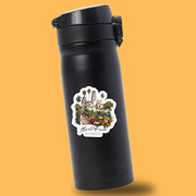 Hearst Castle Sticker | San Simeon California Travel Decal | Vintage Postcard Style | Souvenir Gift for Travelers & Collectors