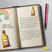 Message In A Bottle Sticker - Funny Waterproof Sticker for Gifts, Party Decor & Scrapbooking, Cute Design, Unique Gift Idea