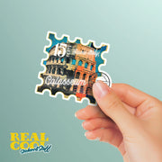 Rome Sticker - Colosseum Sticker - Italy Stamp Sticker