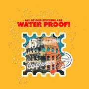 Rome Sticker - Colosseum Sticker - Italy Stamp Sticker