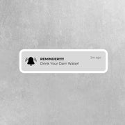 Funny Water Sticker - Water Alert Sticker - Water Bottle Sticker