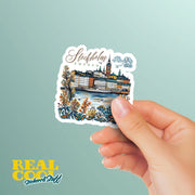 Stockholm Sticker | Scandinavian City Decor | Unique Travel Souvenir | Cute Vinyl Wall Art | Gift for Travelers & Explorers