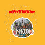 Berlin Sticker - Germany Sticker, Travel Souvenir, Die-Cut Decal, City Decor, Gift for Travelers, Cute Berlin Art, Custom Vinyl Stickers