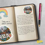 Berlin Sticker - Germany Sticker, Travel Souvenir, Die-Cut Decal, City Decor, Gift for Travelers, Cute Berlin Art, Custom Vinyl Stickers