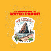 Cannon Beach Sticker - Cute Oregon Sticker for Travel Lovers & Nature Enthusiasts, Souvenir Gift, Waterproof Durable