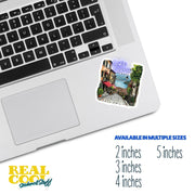 Lake Como Sticker - Vintage Italy Sticker for Travel Lovers, Waterproof & Durable, Great Souvenir or Gift Idea