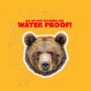 Grizzly Bear Sticker | Brown Bear Decal | Grizzly Bear Decal