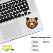 Grizzly Bear Sticker | Brown Bear Decal | Grizzly Bear Decal