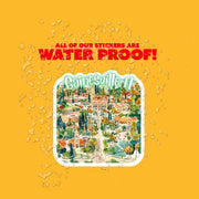 Gainesville Sticker | Florida Decal | Custom Vinyl Art | Laptop & Water Bottle Decor | Gift for Gators Fans