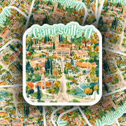 Gainesville Sticker | Florida Decal | Custom Vinyl Art | Laptop & Water Bottle Decor | Gift for Gators Fans